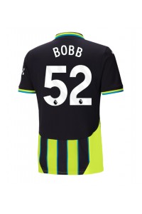 Manchester City Oscar Bobb #52 Voetbaltruitje Uit tenue 2024-25 Korte Mouw